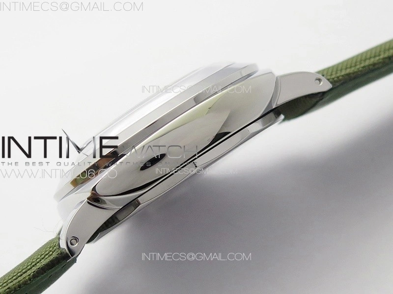 PAM606 Q "Hong Kong" HWF Black Dial on Green Nylon Strap P.3000 Super Clone